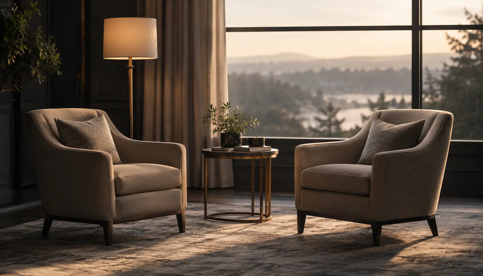 Two chairs in a quiet setting suggesting a confidential relationship discussion.